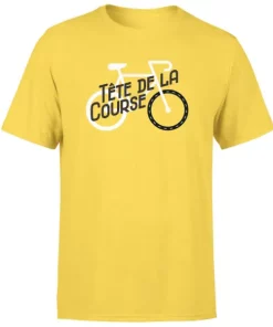 By IWOOT Tete De La Course Men's Yellow T-Shirt