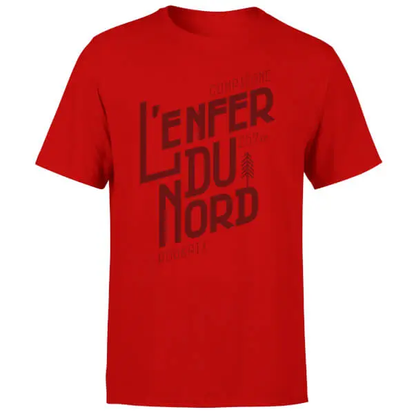 By IWOOT L'enfer Du Nord Men's Red T-Shirt 1 By IWOOT L'enfer Du Nord Men's Red T-Shirt