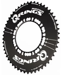Rotor Q Aero Outer Chainring - Black