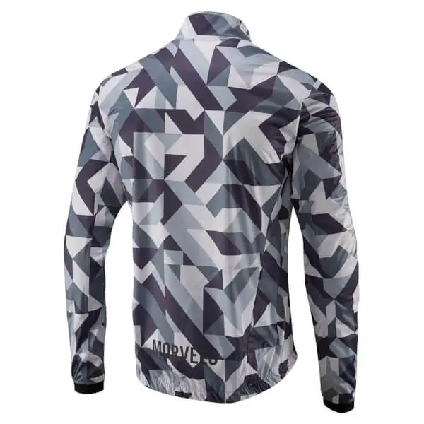 Morvelo Winter Attack Hydrologic Road Rain Jacket - Grey/White - Image 2