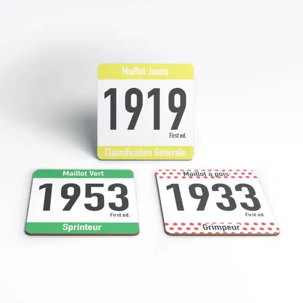 Decorsome Tour De France Coaster Set 1 Decorsome Tour De France Coaster Set