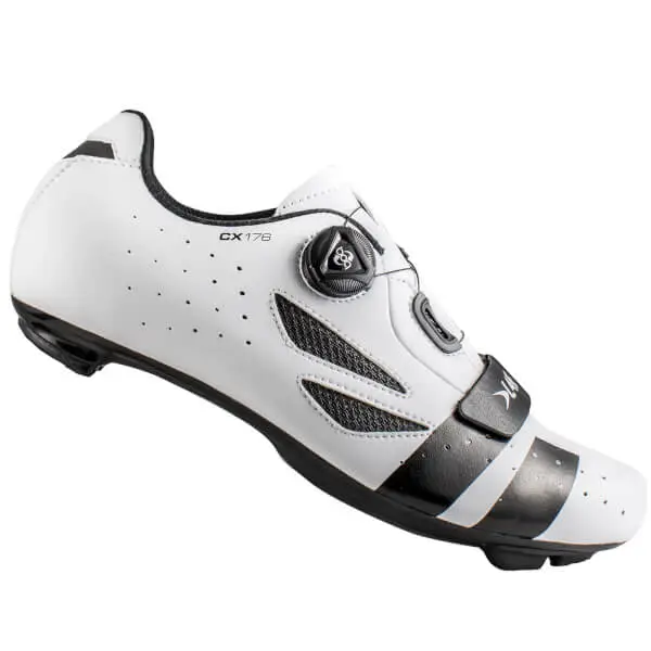 Lake CX176 Road Shoes - White/Black 1 Lake CX176 Road Shoes - White/Black