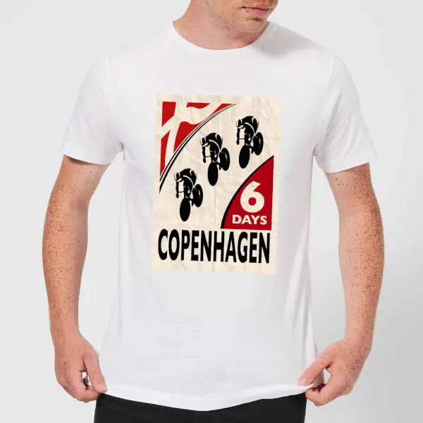 Mark Fairhurst Six Days Copenhagen Men's T-Shirt - White 1 Mark Fairhurst Six Days Copenhagen Men's T-Shirt - White