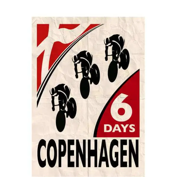 Mark Fairhurst Six Days Copenhagen Men's T-Shirt - White 2 Mark Fairhurst Six Days Copenhagen Men's T-Shirt - White - Image 2