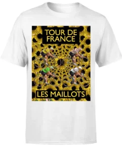 Mark Fairhurst TDF Les Maillots Men's T-Shirt - White 9 Mark Fairhurst TDF Les Maillots Men's T-Shirt - White -Zipp Sales 12181465 1264686485804439