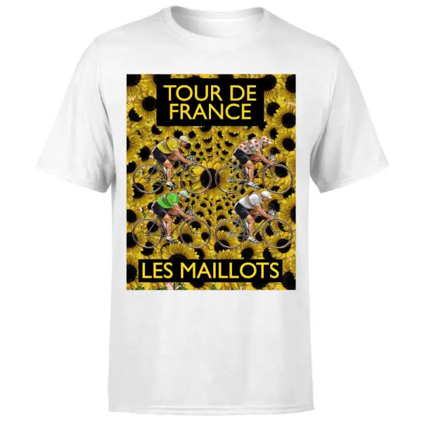 Mark Fairhurst TDF Les Maillots Men's T-Shirt - White 5 Mark Fairhurst TDF Les Maillots Men's T-Shirt - White - Image 5