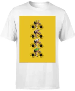 Mark Fairhurst TDF Maillots Men's T-Shirt - White -Zipp Sales 12181477 1604686485438106