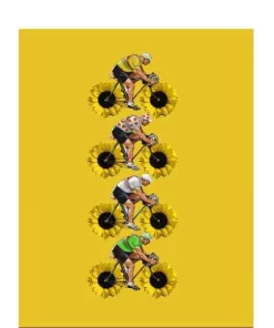 Mark Fairhurst TDF Maillots Men's T-Shirt - White -Zipp Sales 12181477 5954686485623476