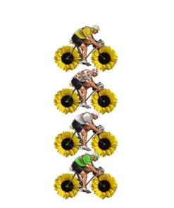 Alternative view of Mark Fairhurst Tournesol Riders Women's T-Shirt - White