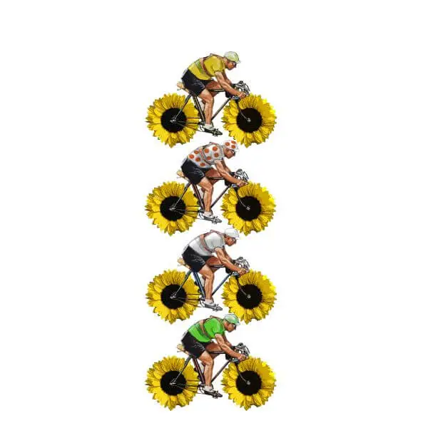 Mark Fairhurst Tournesol Riders Women's T-Shirt - White 2 Mark Fairhurst Tournesol Riders Women's T-Shirt - White - Image 2