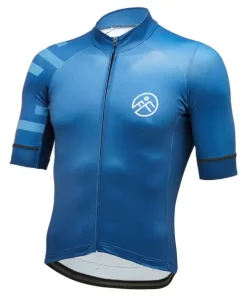 Fifty Four Degree Meso Classics Short Sleeve Jersey - Cerulean Blue