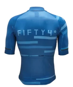 Alternative view of Fifty Four Degree Meso Classics Short Sleeve Jersey - Cerulean Blue