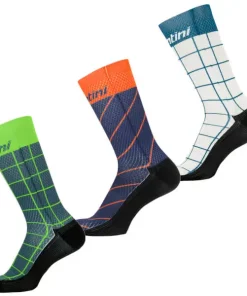 Santini Dinamo Medium Profile Printed Socks