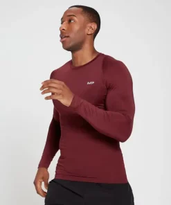 MP Men's Base Layer Long Sleeve Top - Merlot
