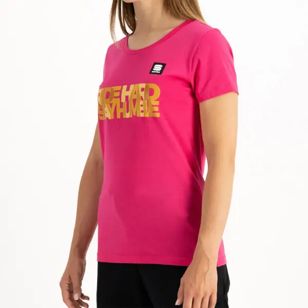 Sportful Women's Bora Hansgrohe Ride Hard Stay Humble T-Shirt 3 Sportful Women's Bora Hansgrohe Ride Hard Stay Humble T-Shirt - Image 3