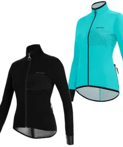 Santini Women's Guard Nimbus Pocketable Rain Shell Jacket