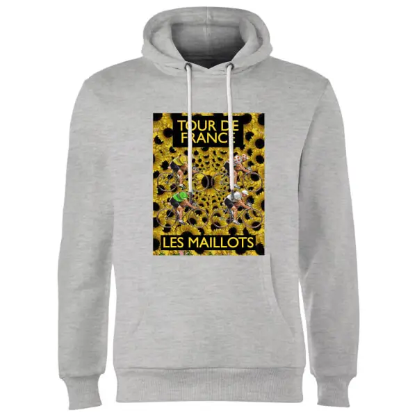 Mark Fairhurst TDF Les Maillots Hoodie - Grey 1 Mark Fairhurst TDF Les Maillots Hoodie - Grey