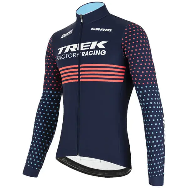 Santini Trek Factory Racing CX Replica Long Sleeve Jersey 2 Santini Trek Factory Racing CX Replica Long Sleeve Jersey - Image 2