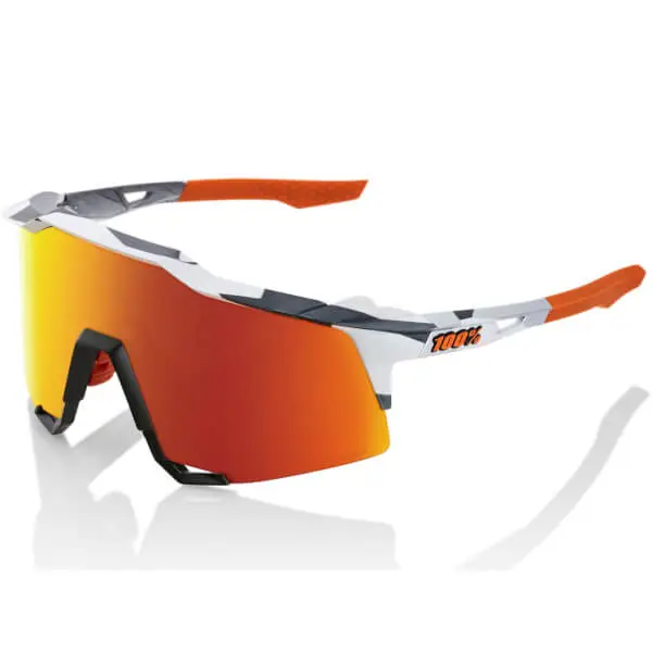 100% Speedcraft Sunglasses With HiPER Red Multilayer Mirror Lens - Soft Tact Grey Camo 1 100% Speedcraft Sunglasses With HiPER Red Multilayer Mirror Lens - Soft Tact Grey Camo
