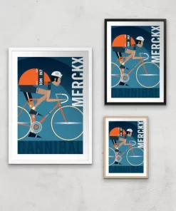 Little James Arnold Eddy Merckx Giclee Art Print -Zipp Sales 13810274 1074953724808448