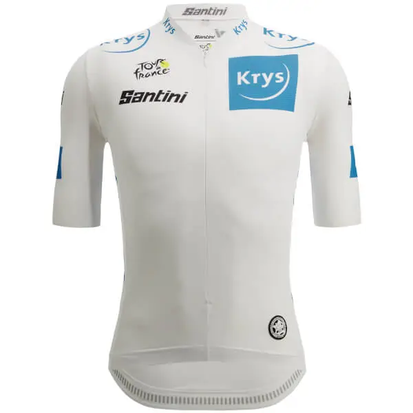 Santini Tour De France Young Rider Jersey 1 Santini Tour De France Young Rider Jersey