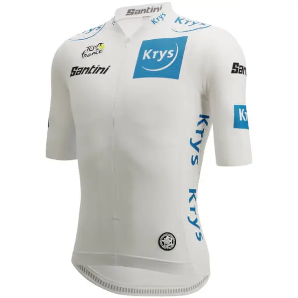 Santini Tour De France Young Rider Jersey 2 Santini Tour De France Young Rider Jersey - Image 2