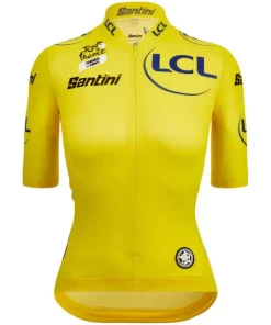 Santini Tour De France Femme Avec Zwift Leaders Jersey