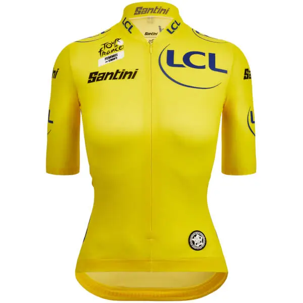 Santini Tour De France Femme Avec Zwift Leaders Jersey