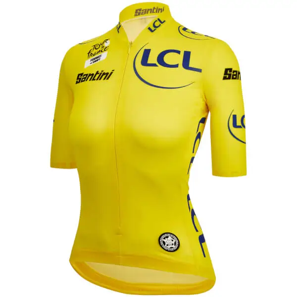 Santini Tour De France Femme Avec Zwift Leaders Jersey - Image 2