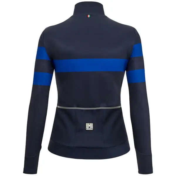 Santini Women's Coral Bengal Thermal Jersey 3 Santini Women's Coral Bengal Thermal Jersey - Image 3