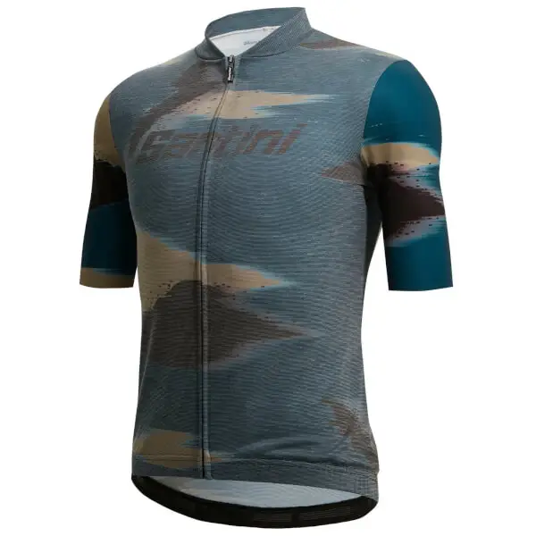Santini Indoor Mens Watt Short Sleve Jersey - Image 2