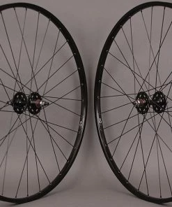 H Plus Son H + PLUS SON TB14 HARD ANO Black Forumula Track Fixed Gear Hubs Wheelset