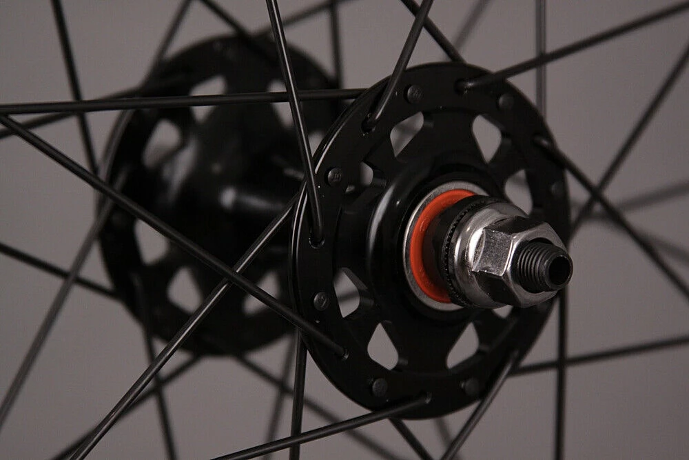 Origin-8 Fixed Gear Track Bike Wheelset 42mm Deep Aero Rims Formula Fx/Fx Hub All Black - Image 6