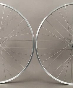 H Plus Son H + Son TB14 Silver Fixed Gear Track Bike SingleSpeed Wheelset Suzue Promax Hubs