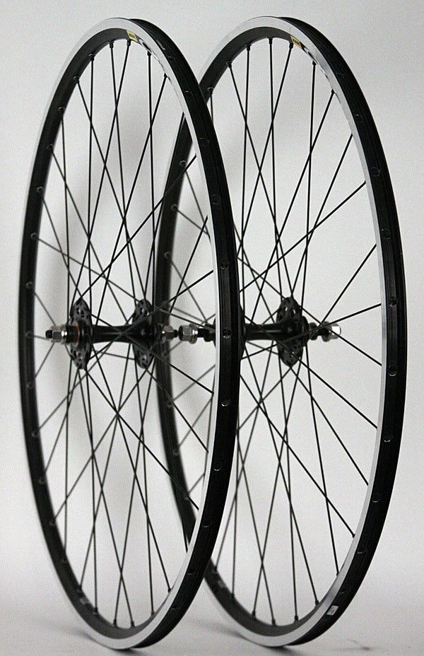 Mavic CXP Elite 700c Black Single Speed Track Bike Wheelset - Image 3