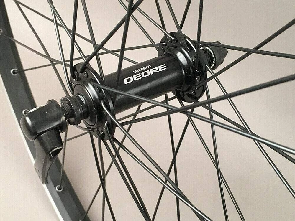 Sun Rims Sun Rhyno Lite 26" Mountain Touring Bike Wheels Shimano Deore Rim Brake Hubs 36h - Image 4