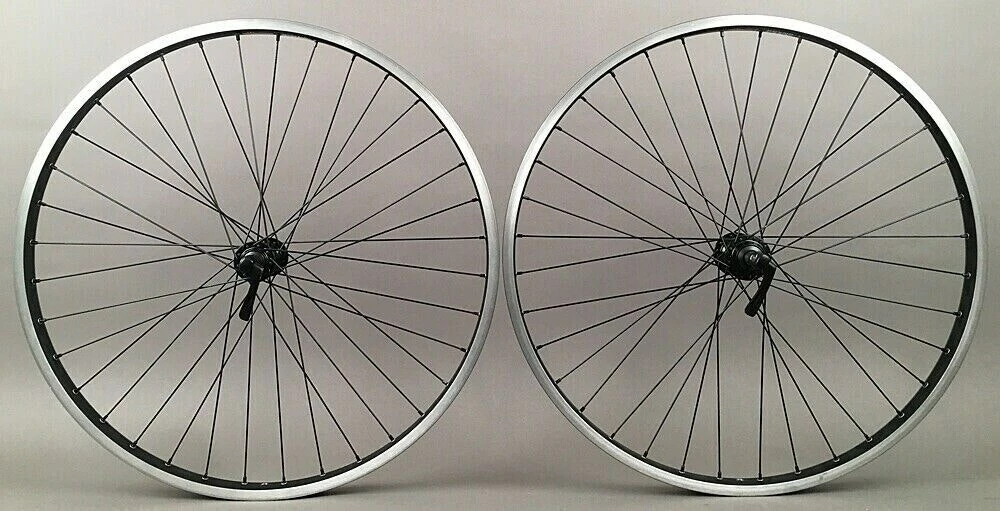 Sun Rims Sun Rhyno Lite 26" Mountain Touring Bike Wheels Shimano Deore Rim Brake Hubs 36h