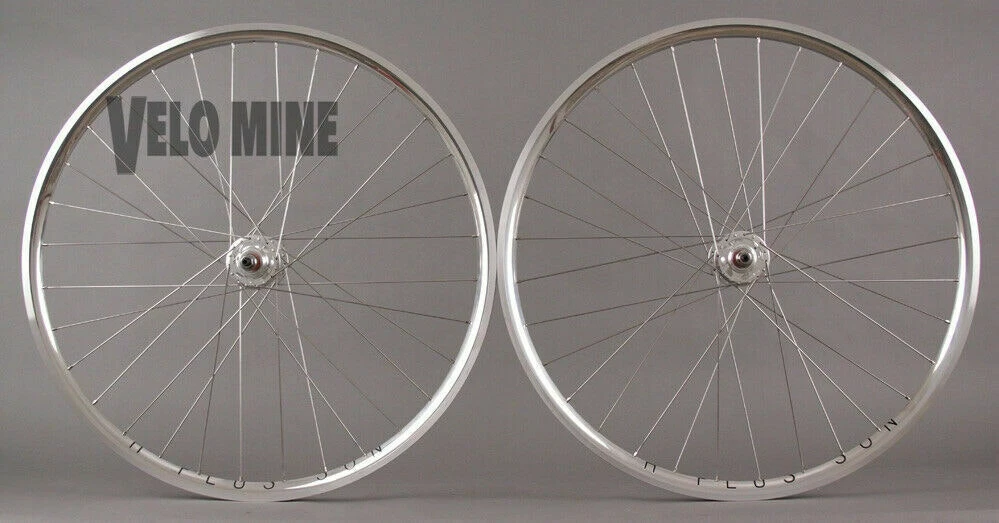 H Plus Son H + Son Archetype Silver Fixed Gear Gran Compe Track Hubs Wheels Dt Competition