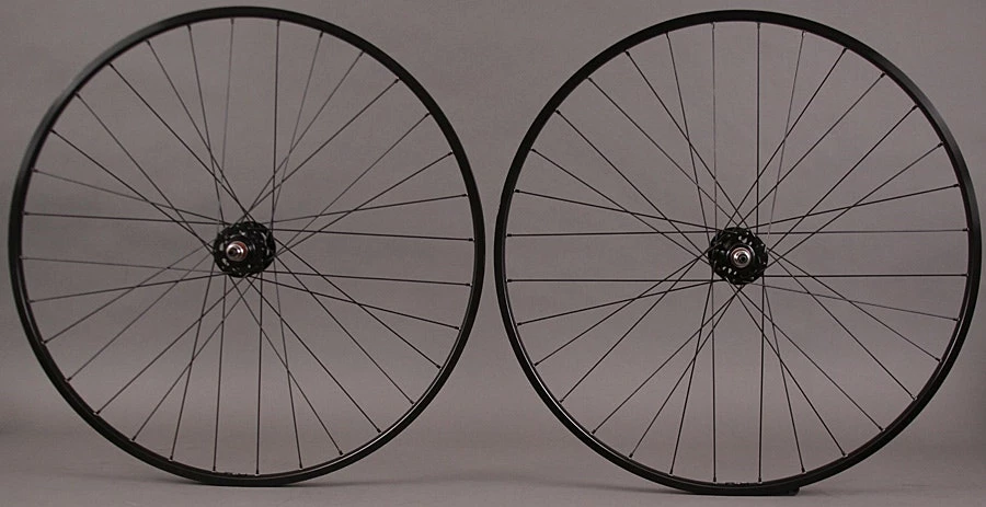 H Plus Son H + PLUS SON TB14 HARD ANO Black Forumula Track Fixed Gear Hubs Wheelset - Image 2