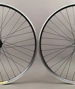 Black Heavy Duty Velocity Dyad 700c Shimano Hubs Dynamo Front 2020