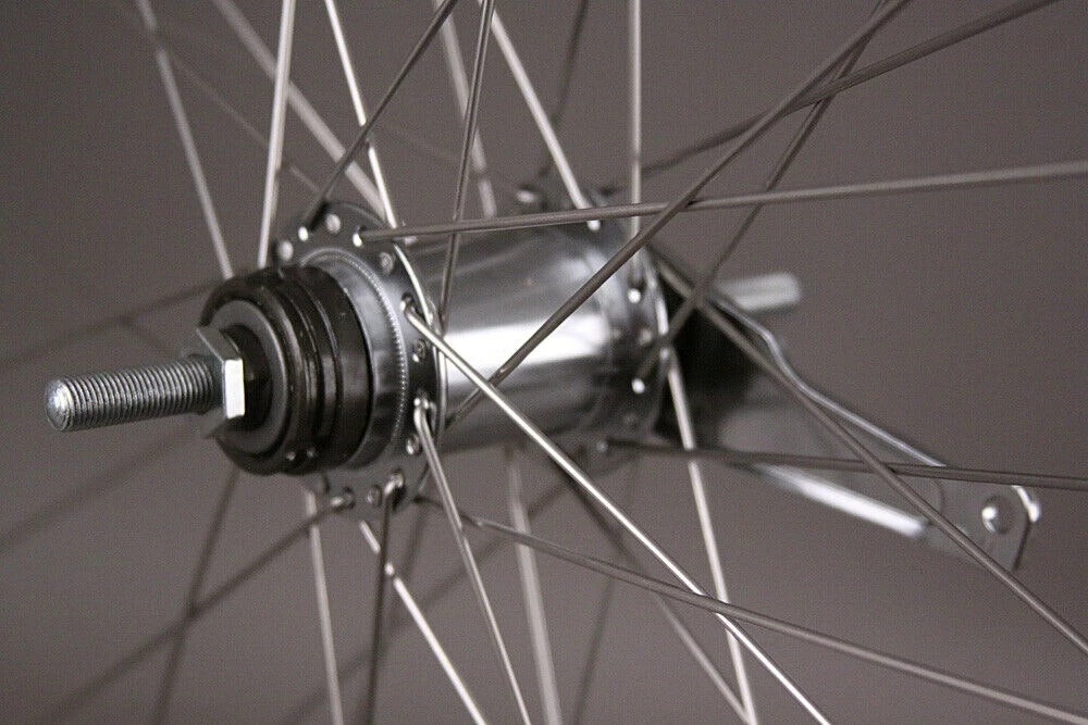 Sun Rims Sun Cr18 Silver Coaster Brake Single Speed Wheelset 36 Hole Bolt On Dt - Image 6