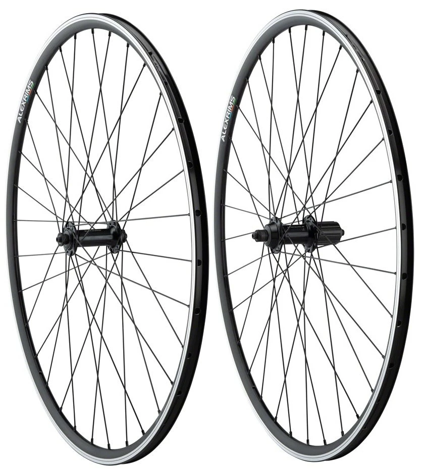 Alexrims Alex DA22 Black Road Bike Wheels Wheelset 32h Shimano Hubs 8-11 Speed 100-130mm 1 Alexrims Alex DA22 Black Road Bike Wheels Wheelset 32h Shimano Hubs 8-11 Speed 100-130mm