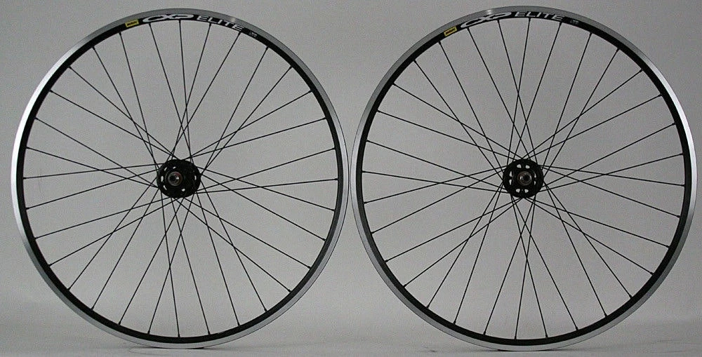 Mavic CXP Elite 700c Black Single Speed Track Bike Wheelset