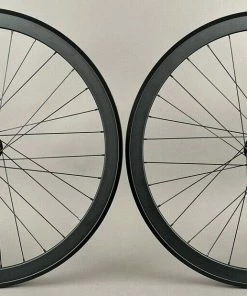 H Plus Son H PLUS + SON SL42 BLACK FIXED GEAR Track WHEELSET GRAN COMPE HUBS
