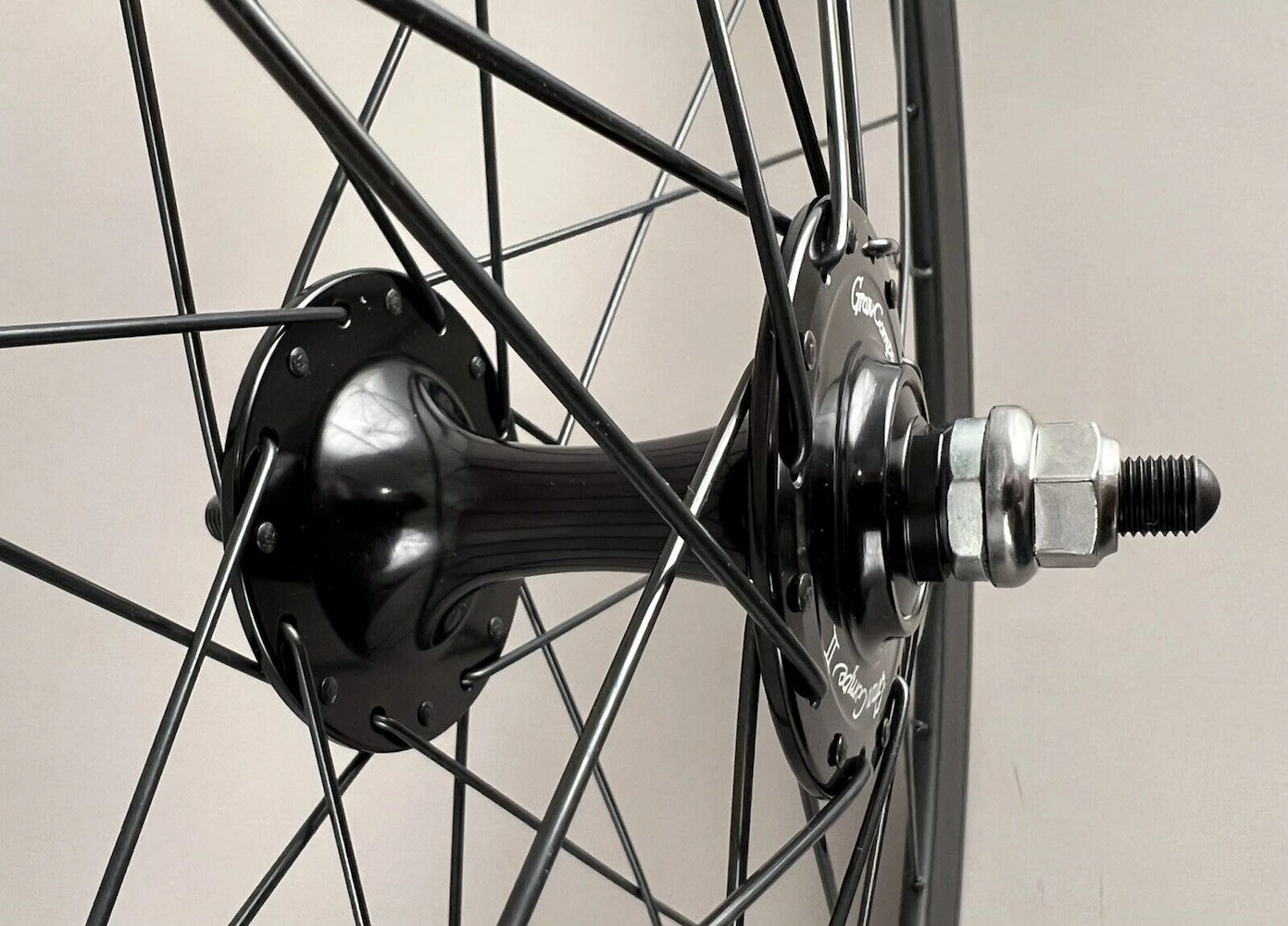 H Plus Son H PLUS + SON SL42 BLACK FIXED GEAR Track WHEELSET GRAN COMPE HUBS - Image 6