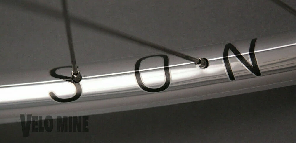 H Plus Son H + Son Archetype Silver Fixed Gear Gran Compe Track Hubs Wheels Dt Competition - Image 3