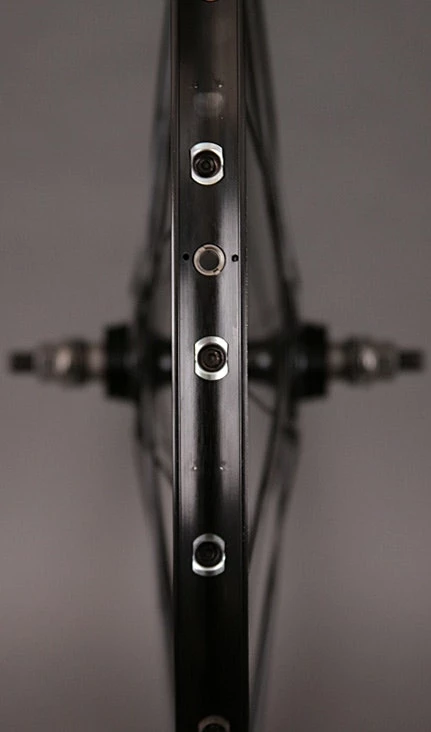 H Plus Son H + PLUS SON TB14 HARD ANO Black Forumula Track Fixed Gear Hubs Wheelset - Image 6