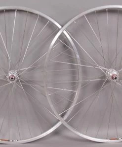 Sun Rims Sun M13 27 Inch Silver Rims 5,6,7 Speed Freewheel Hubs Wheelset
