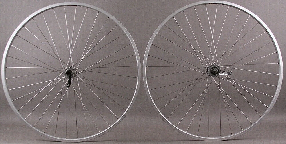Sun Rims Sun Cr18 Silver Coaster Brake Single Speed Wheelset 36 Hole Bolt On Dt