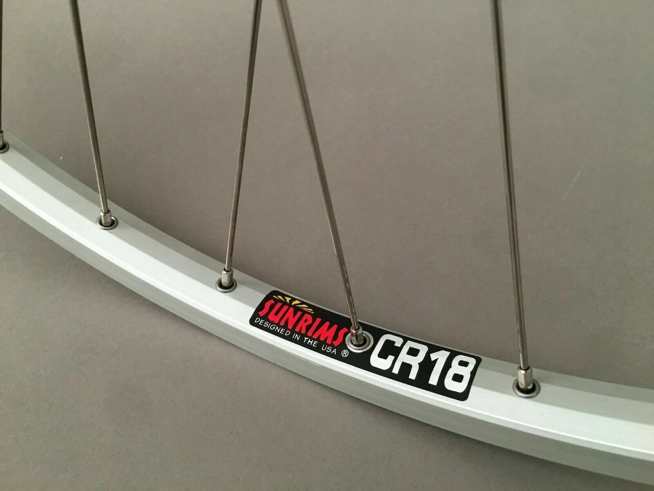 Sun Rims SUN CR18 SILVER 700 SINGLE SPEED ROAD BIKE WHEELSET Heavy Duty Coaster Brake Hub - Image 3